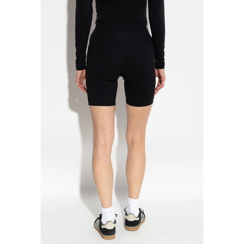 Sporty & Rich Logo Shorts Black Dames