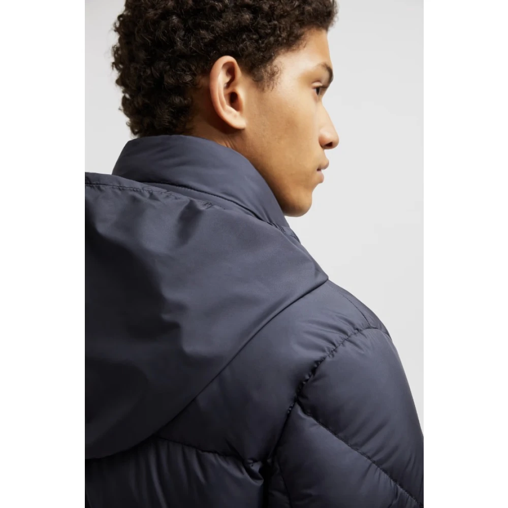 Moncler Korte Donsjas Blue Heren