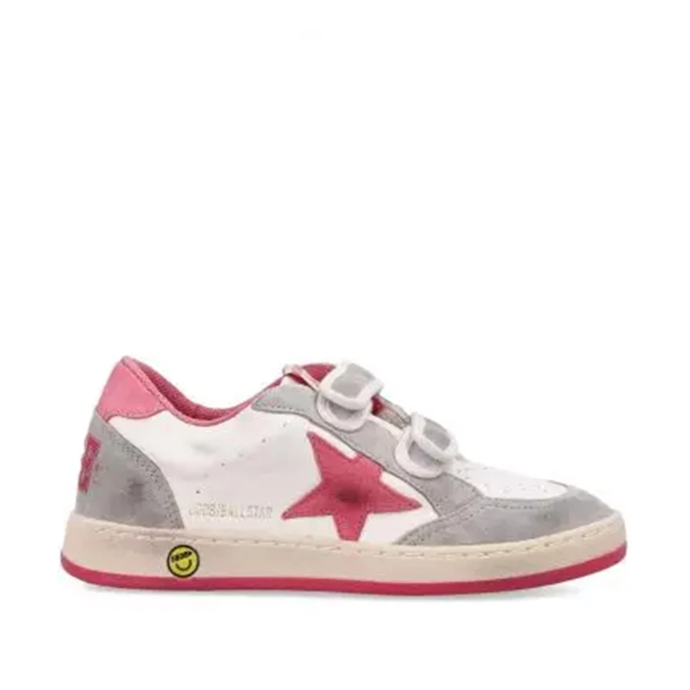 Golden Goose Nappa Suede Star Heel Sneakers Multicolor, Flicka