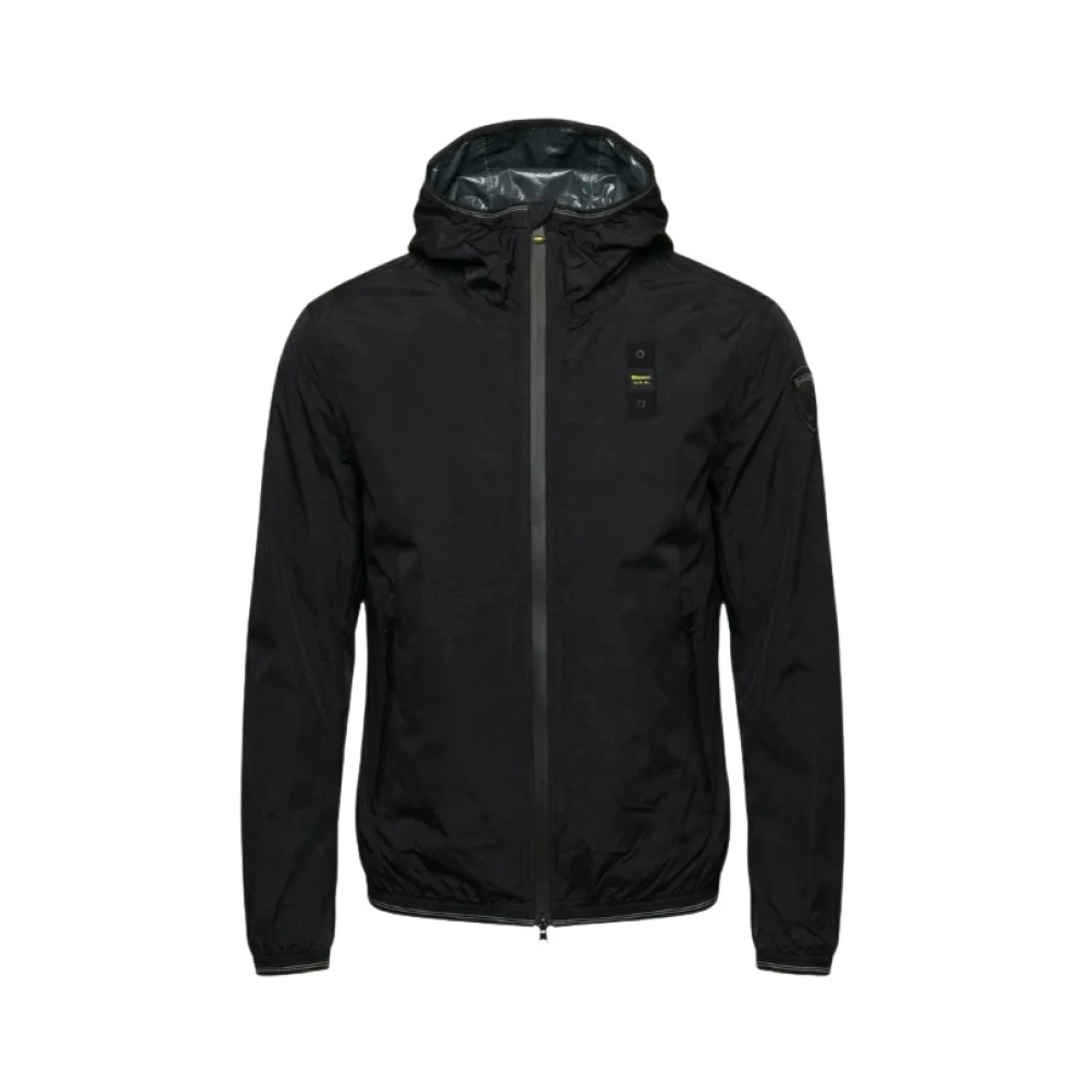 Blauer Men's Black Farrin Wind Jacket - Training Jackets - M - Sport