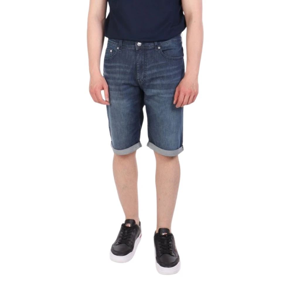 Karl Lagerfeld Blue Carpenter Denim Shorts - Male - Denim Shorts - W34 - Shorts