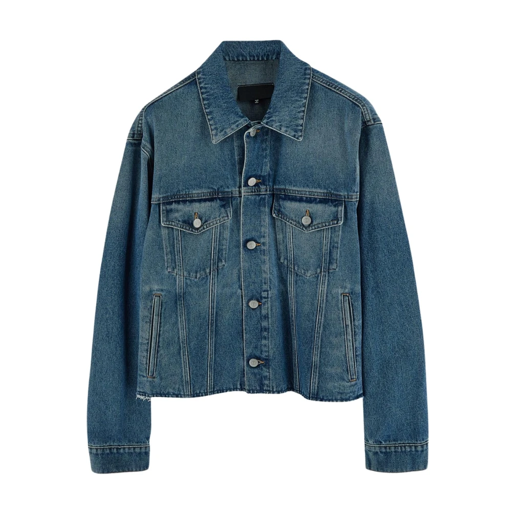 MM6 Maison Margiela Katoenen Denim Jack Blue Heren
