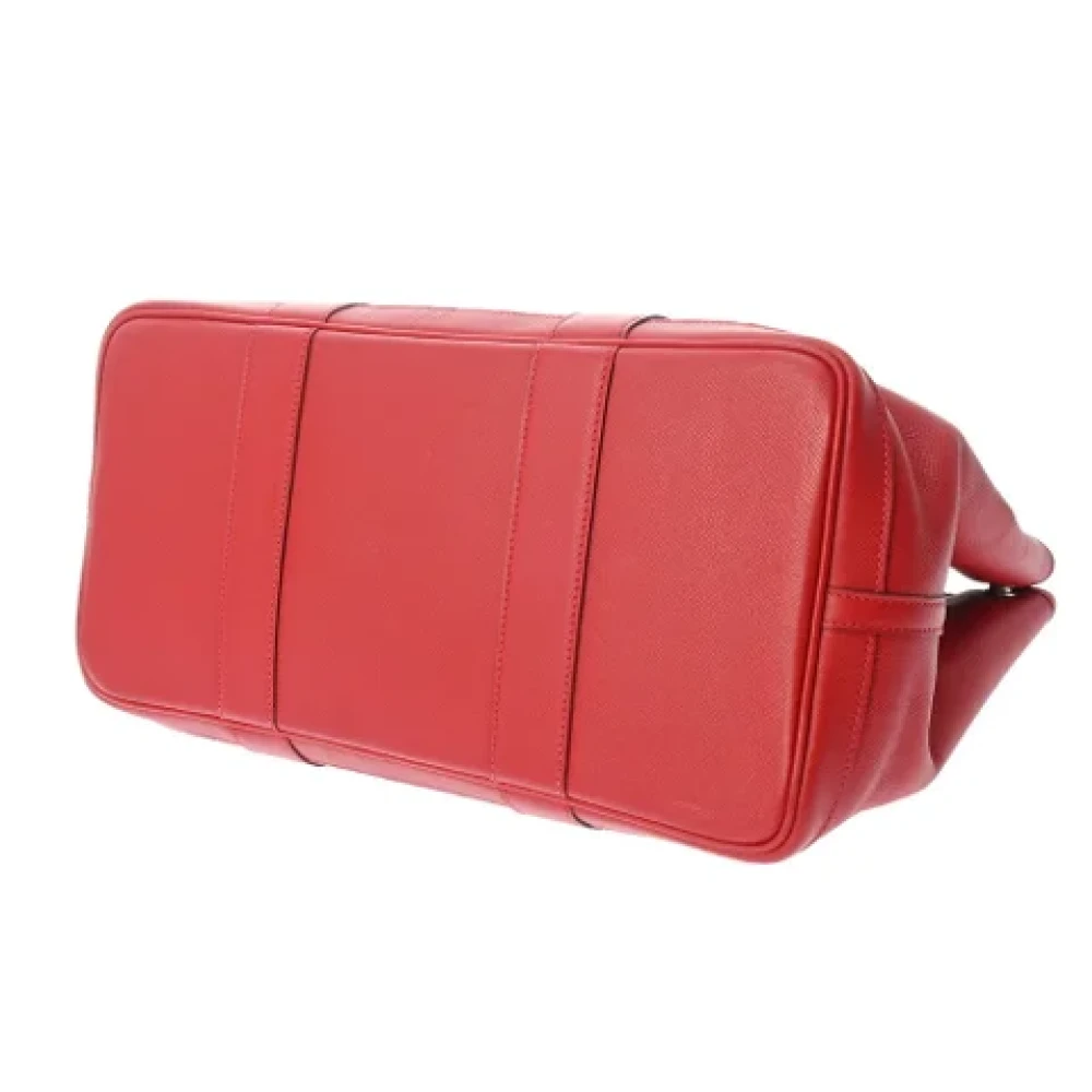 Hermès Vintage Pre-owned Leather handbags Red Dames