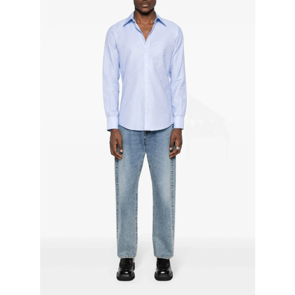 Dolce & Gabbana Straight Trousers Blue Heren