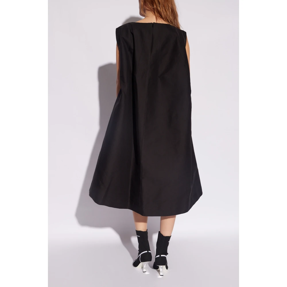 Marni Oversized jurk Black Dames