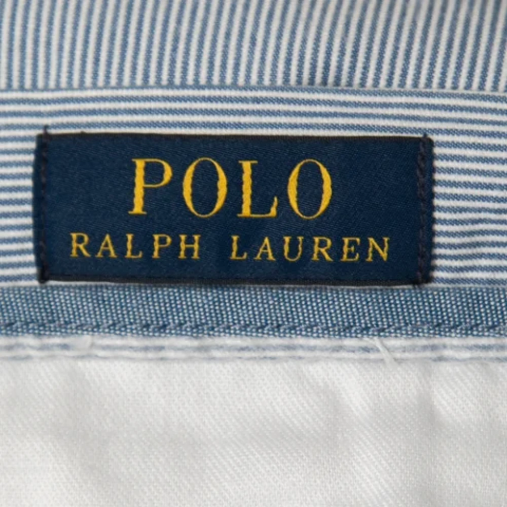 Ralph Lauren Pre-owned Cotton bottoms Blue Dames