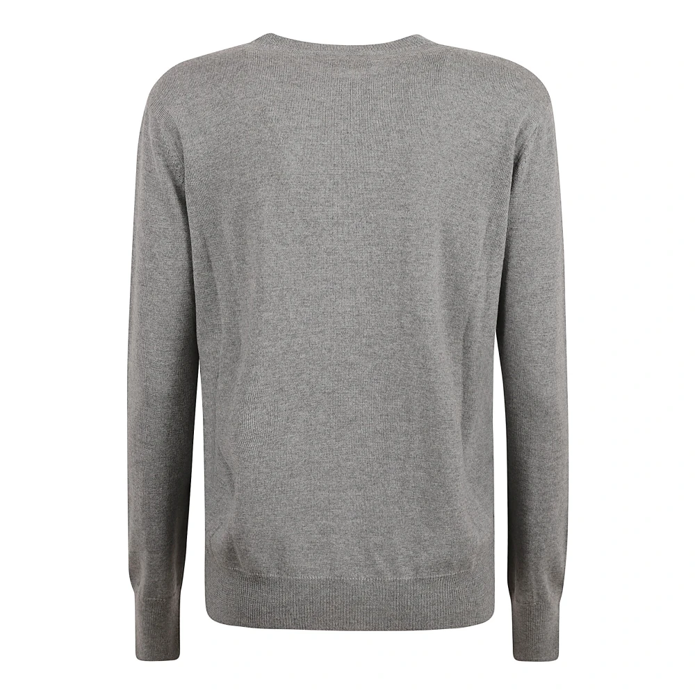 Fabiana Filippi Strass Crew Neck Sweater Gray Dames