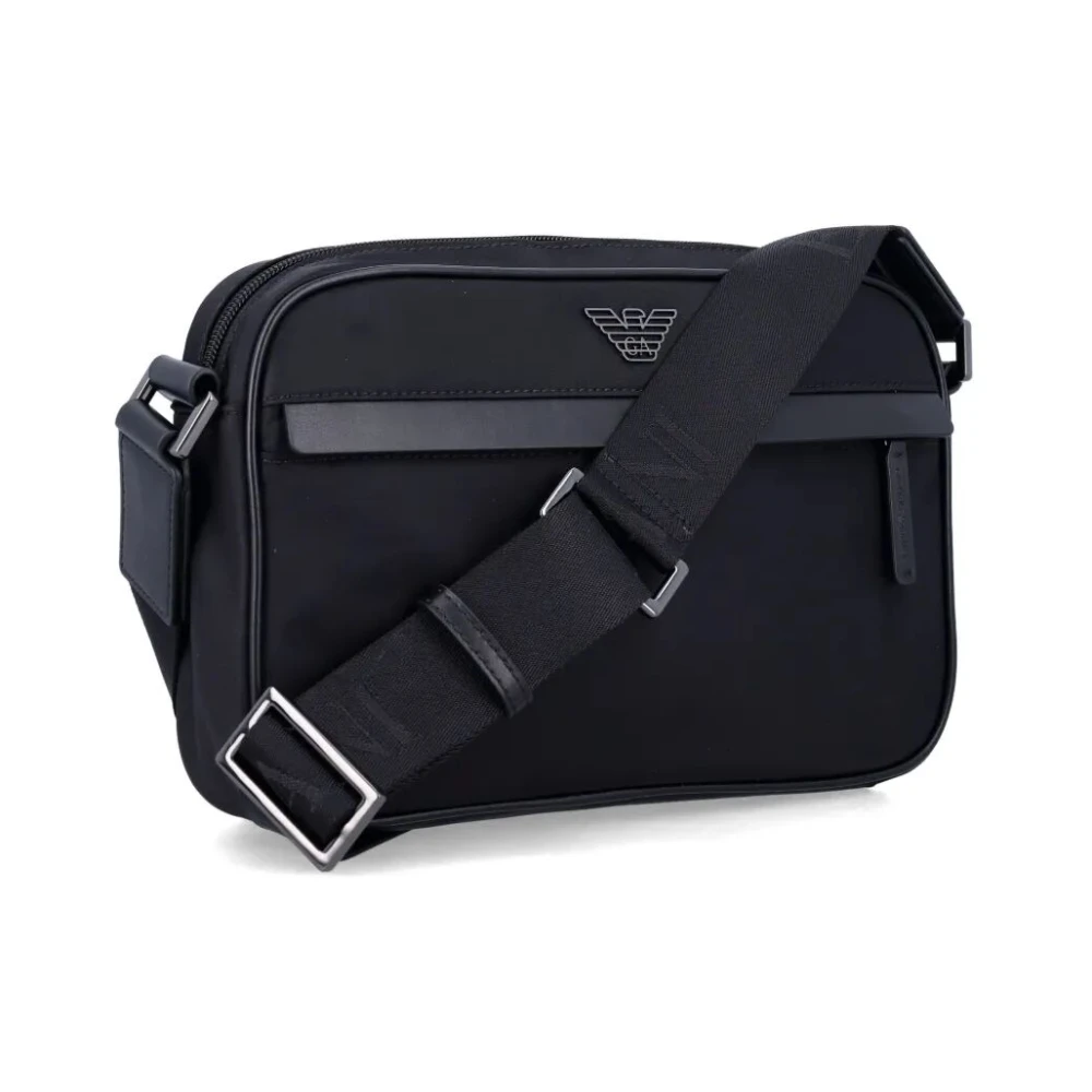 Emporio Armani Stijlvolle Schoudertas Black Heren