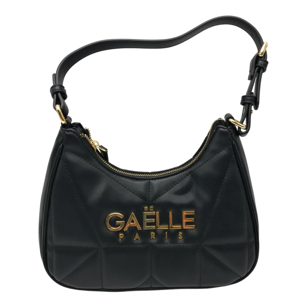 Gaëlle Paris Stijlvolle schoudertas met ritssluiting Black Dames