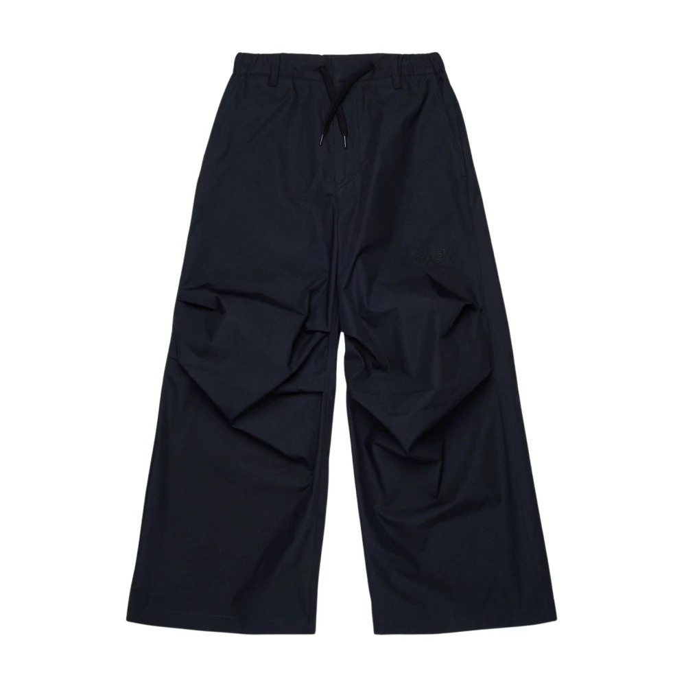 Mm6 Maison Margiela Unisex Kids Black Trousers, 16 Y, Rtw...