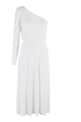 ivory-one-shoulder-midi-dress