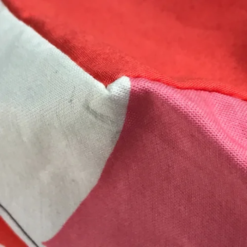 Hermès Vintage Pre-owned Cotton handbags Pink Dames