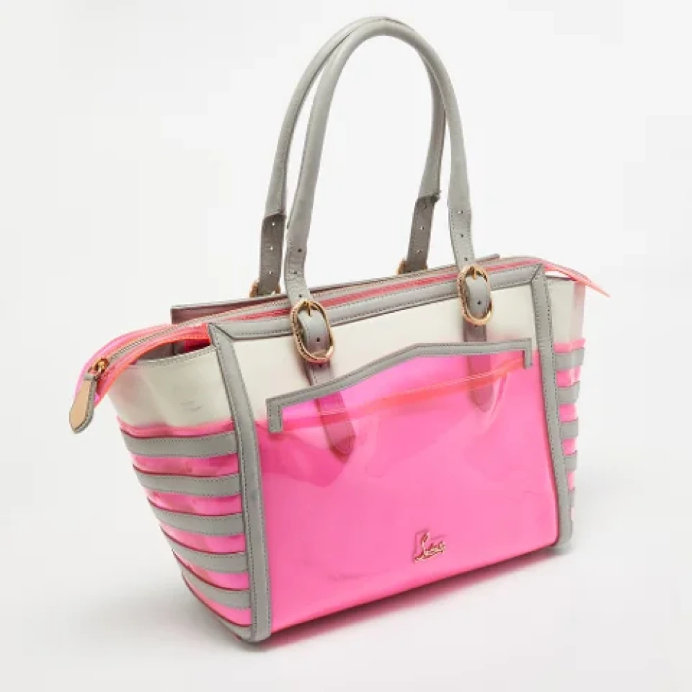 Christian Louboutin Pre-owned Leather totes Pink Dames