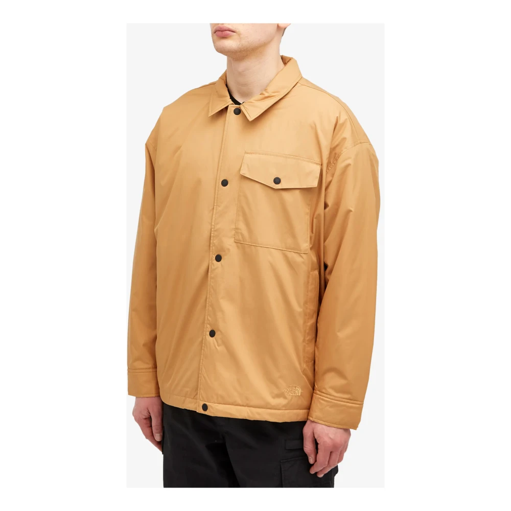 The North Face Heritage Stuffed Coach Jacket Almond Butter Brown Heren