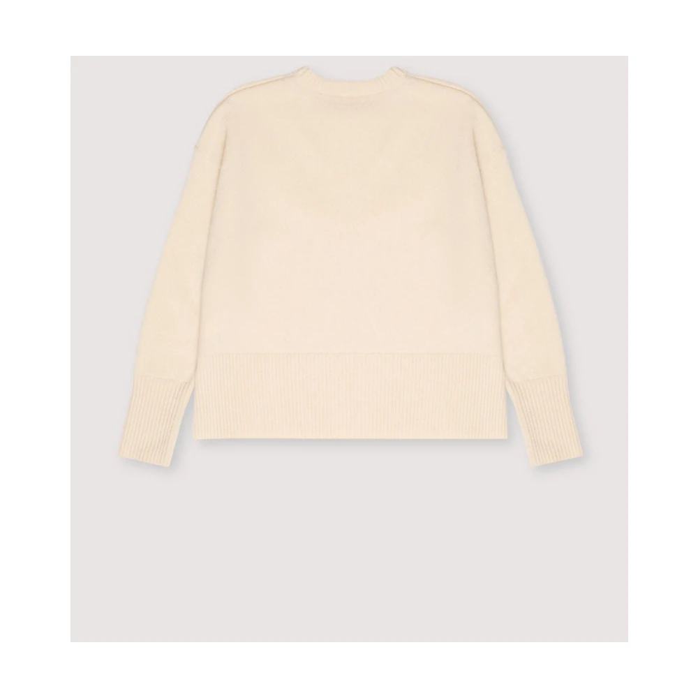 The New Society Nikos Woman Jumper Macadamia Beige Dames