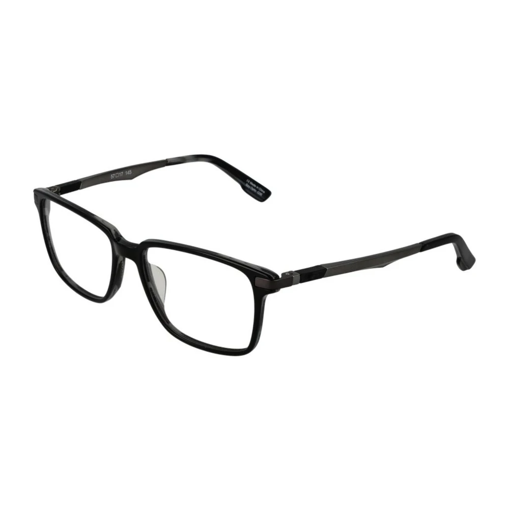 Spy Men's Black Glasses, One Size, Rectangle Optical Frames With Demo Lenses