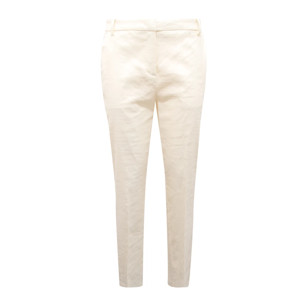 Pinko Women's White Bello Pantalone - Slim-Fit Trousers - Xl - Trousers