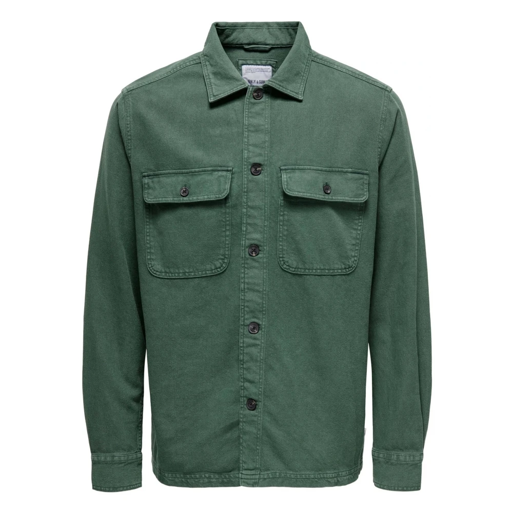Only & Sons Overhemd Green Heren