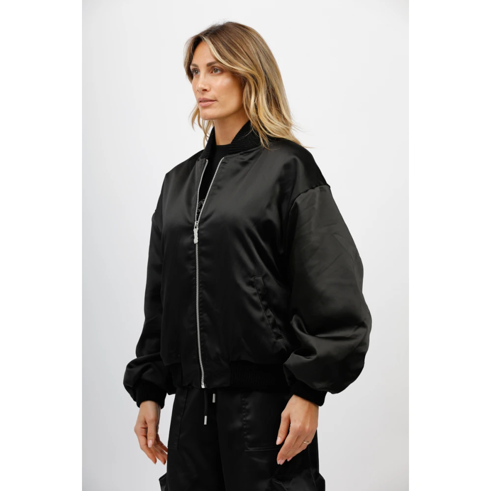 Disclaimer Glitter Logo Bomberjack Black Dames