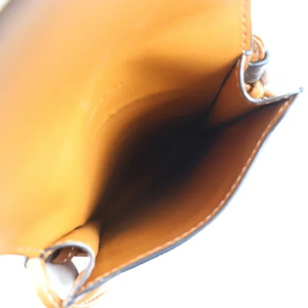 Celine Vintage Pre-owned Plastic shoulder-bags Brown Dames