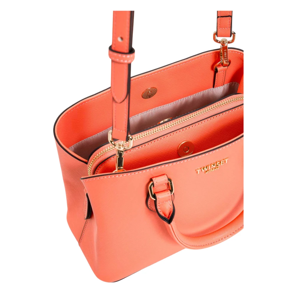 Twinset Koraalrode Schoudertas Red Dames