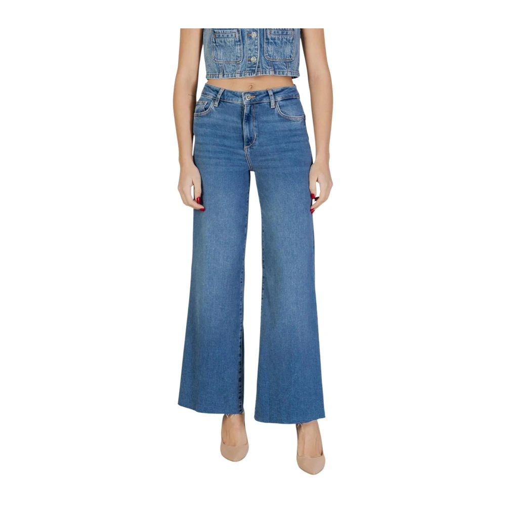 Liu Jo Vrouw Blauw Jeans Dames, W29, Jeans Met Rits- En Knoopsluiting En Zakken