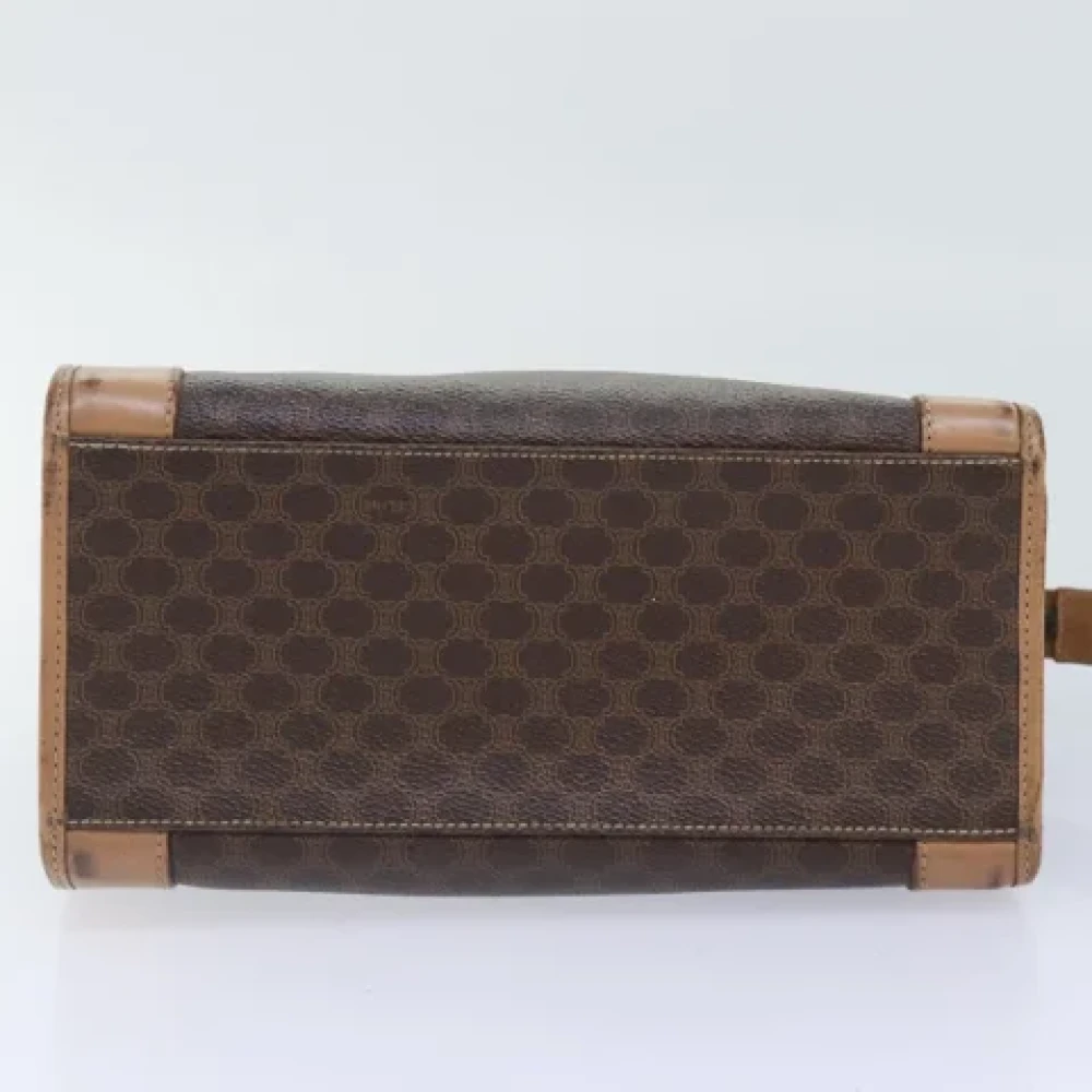 Celine Vintage Pre-owned Leather handbags Brown Dames
