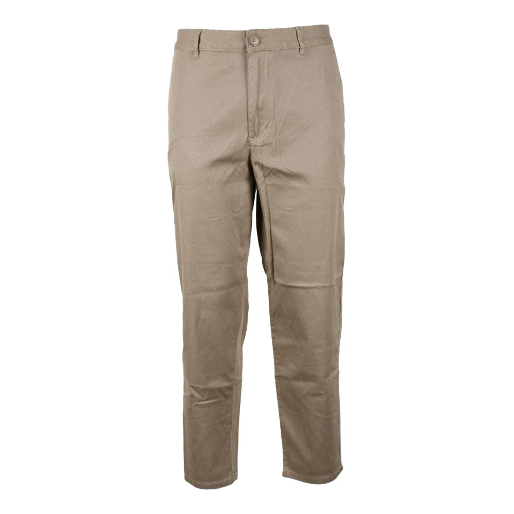 Armani Exchange Katoen Elastaan Broek Gray Heren
