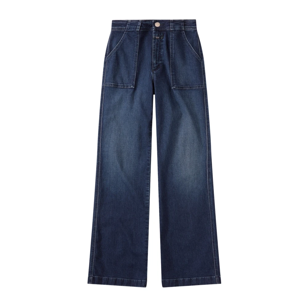 Closed Blue Wide Jeans - Female - Wide Jeans - W25 - Jeans