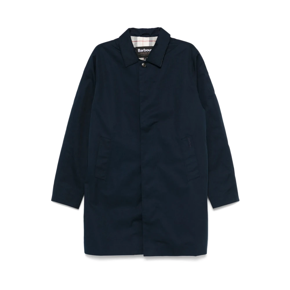 Barbour Navy Blue Buitenkleding met Lange Mouwen Blue Heren
