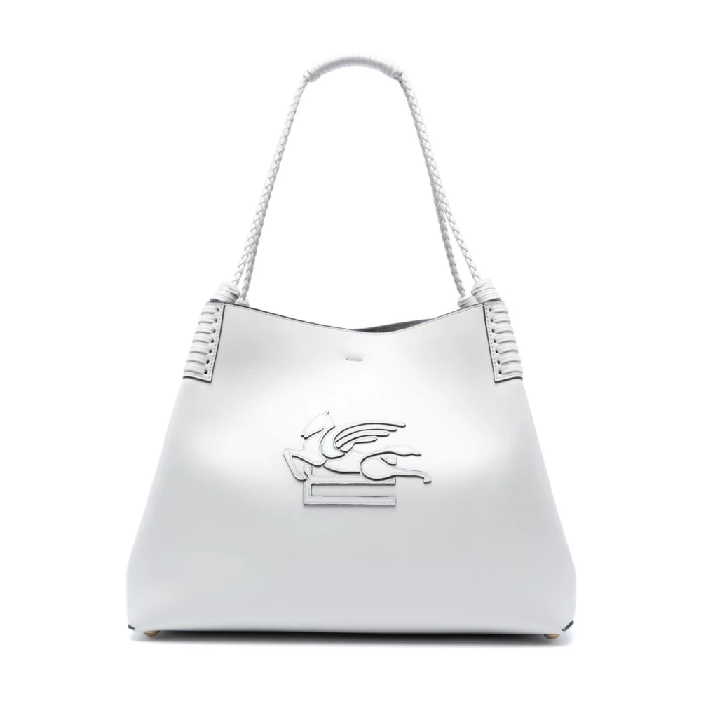 ETRO Stijlvolle Cream Shopper Tas Gray Dames