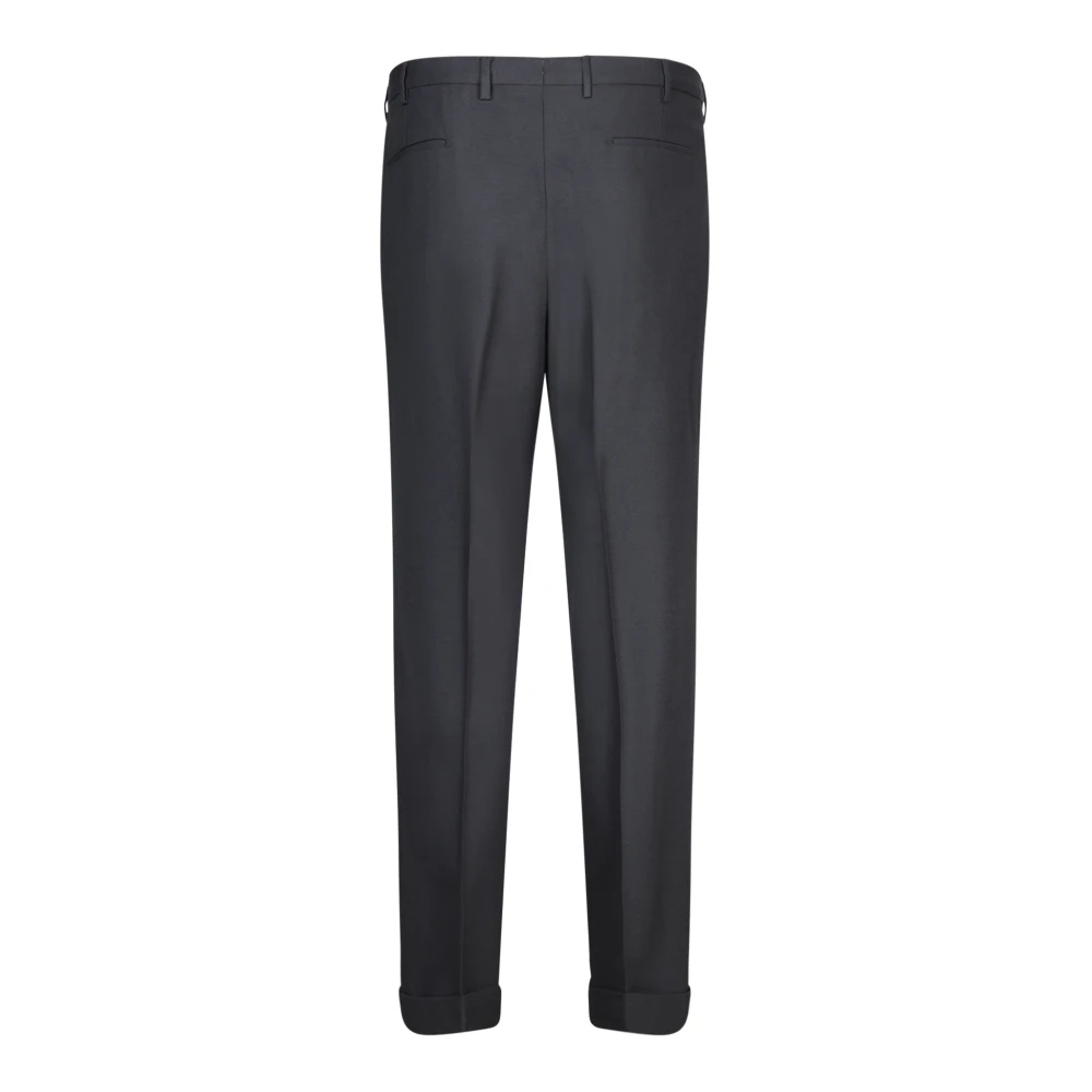 Dell'oglio Blauwe Getailleerde Broek voor Mannen Blue Heren