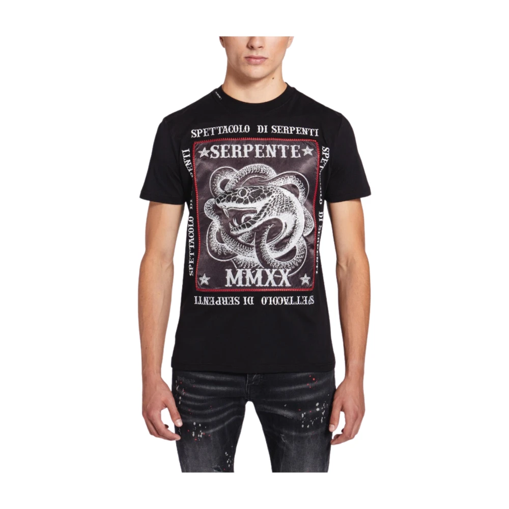 My Brand Carnival Serpente T-Shirt Black Heren