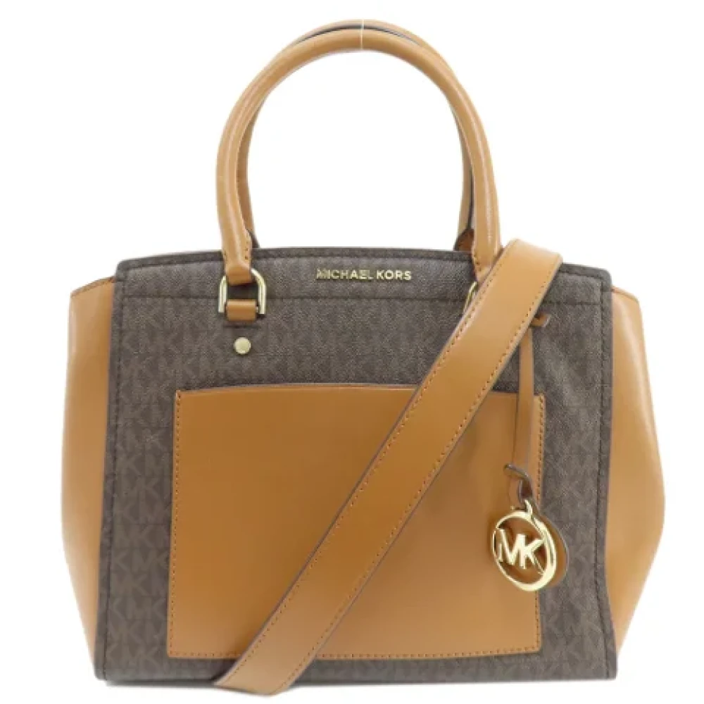 Michael Kors Pre-owned Plastic totes Brown Dames