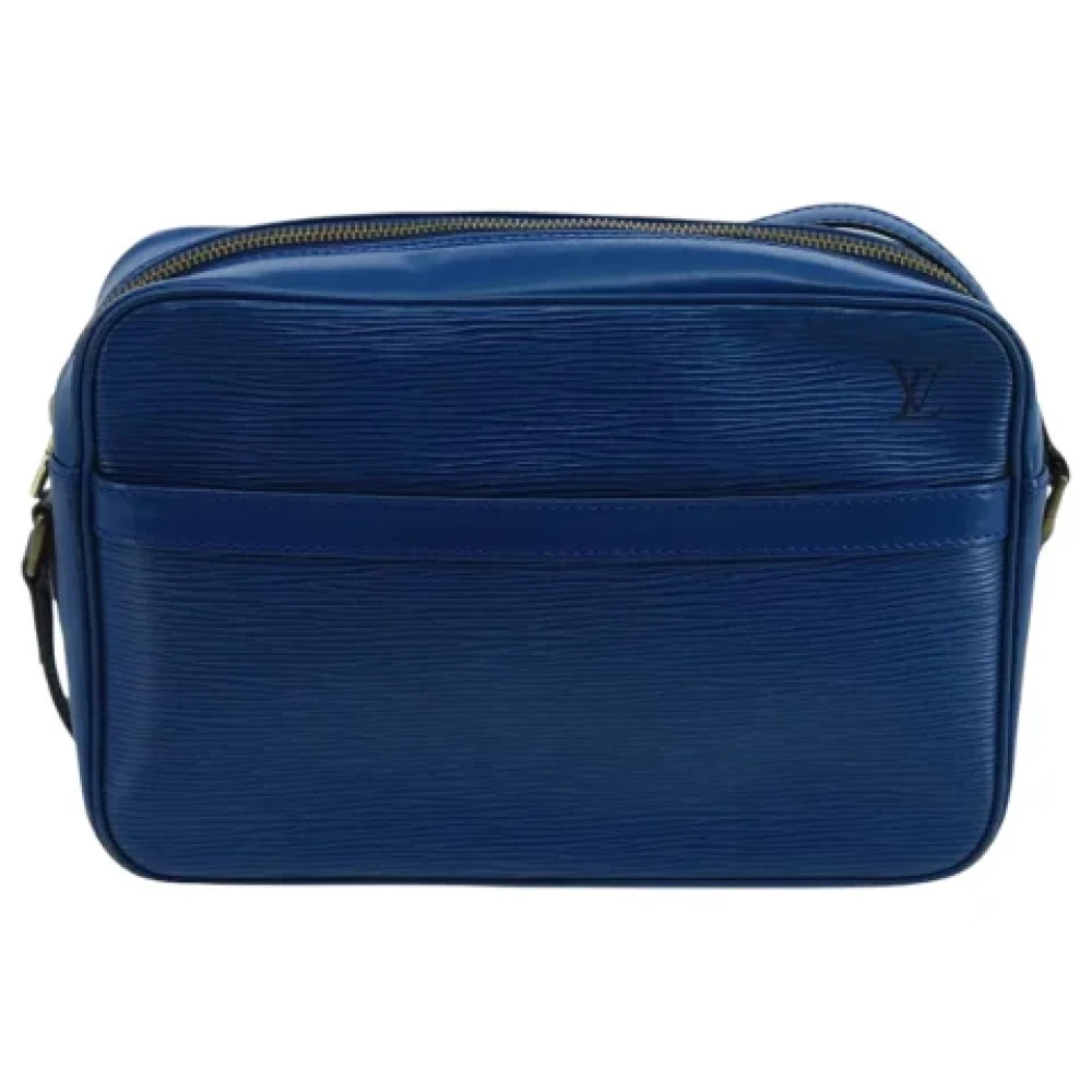 Louis Vuitton Vintage Pre-owned Leather shoulder-bags Blue Dames