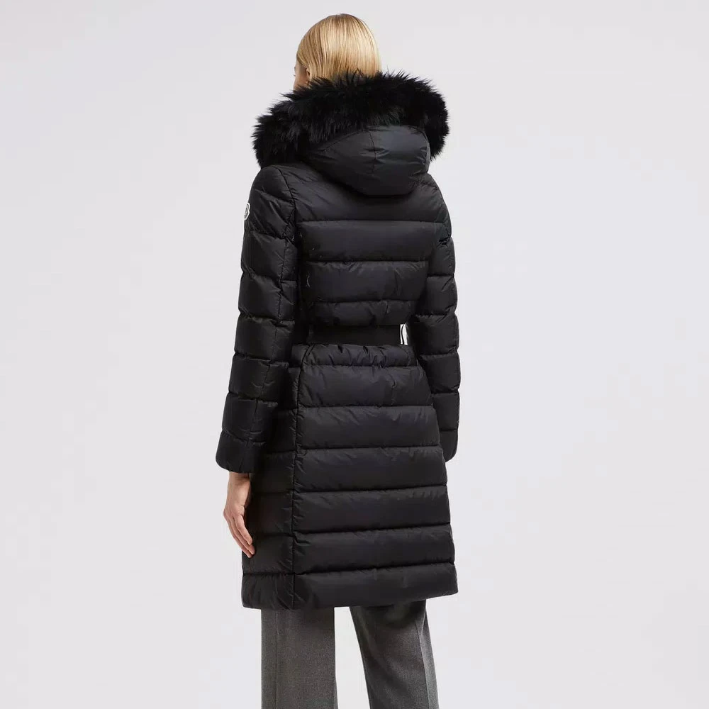 Moncler Khloe Lange Donsjas Black Dames