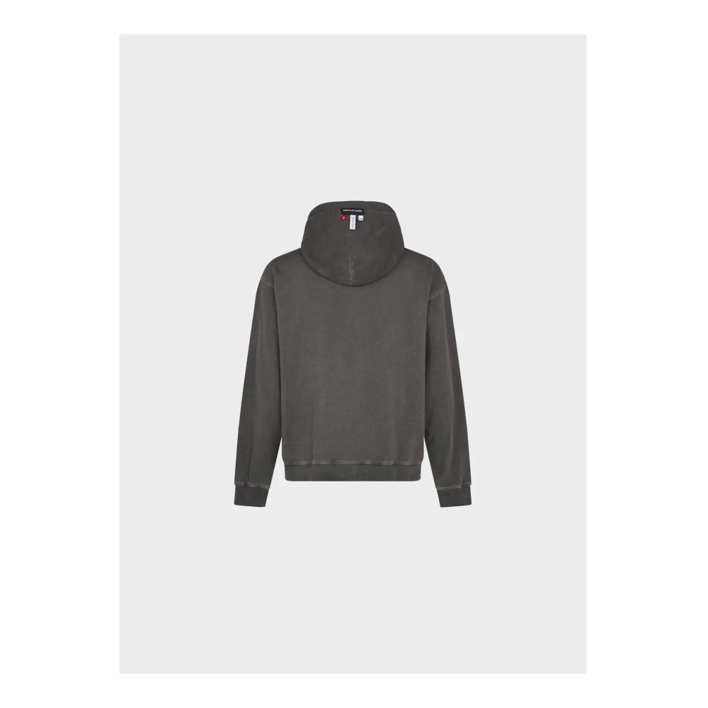 Vision OF Super Rock Mather Graphic Hoodie Gray Heren
