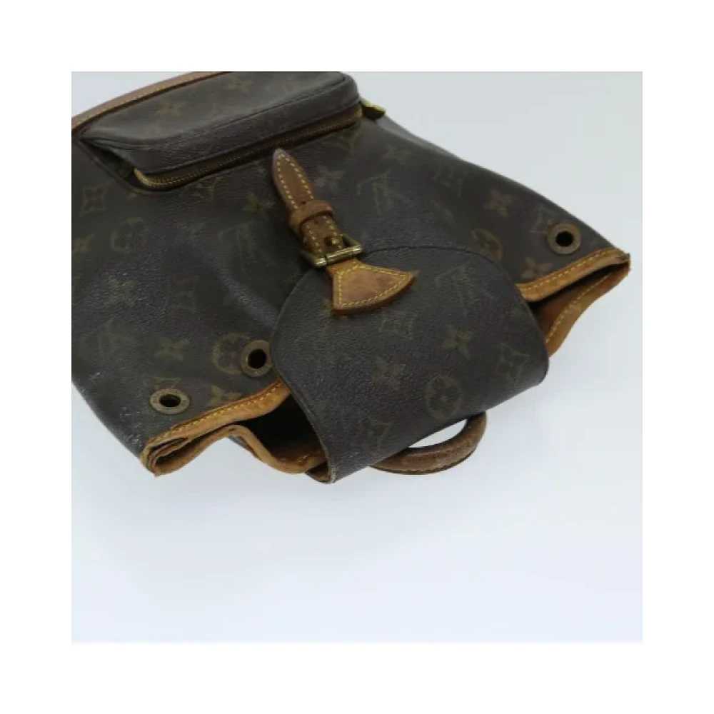 Louis Vuitton Vintage Pre-owned Canvas backpacks Brown Dames