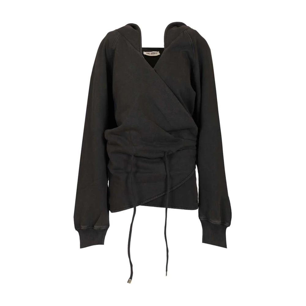 The Attico Women's Black Jersey Sweatshirt Dress - Sweatshirts - S - Sweatshirts & Hoodies