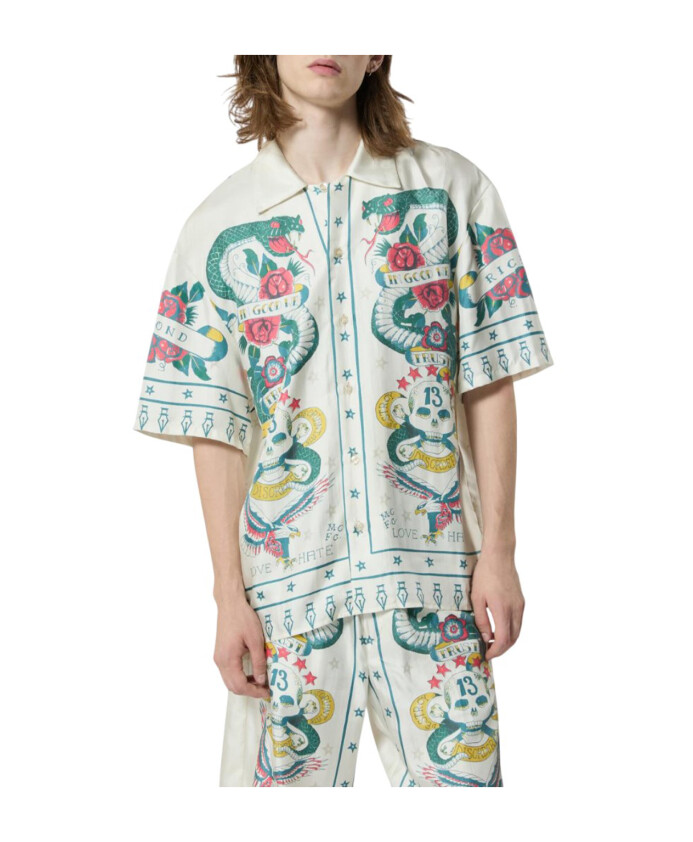 chemise-decontractee-a-imprime-serpent
