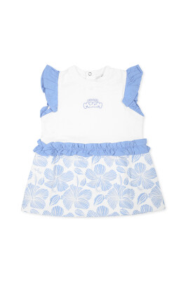 robe-courte-blanche-a-imprime-floral
