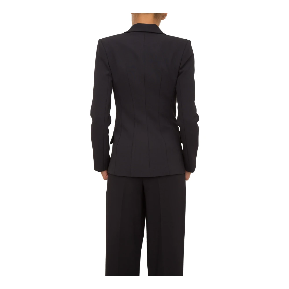 Elisabetta Franchi Elegante Blazer voor Vrouwen Black Dames