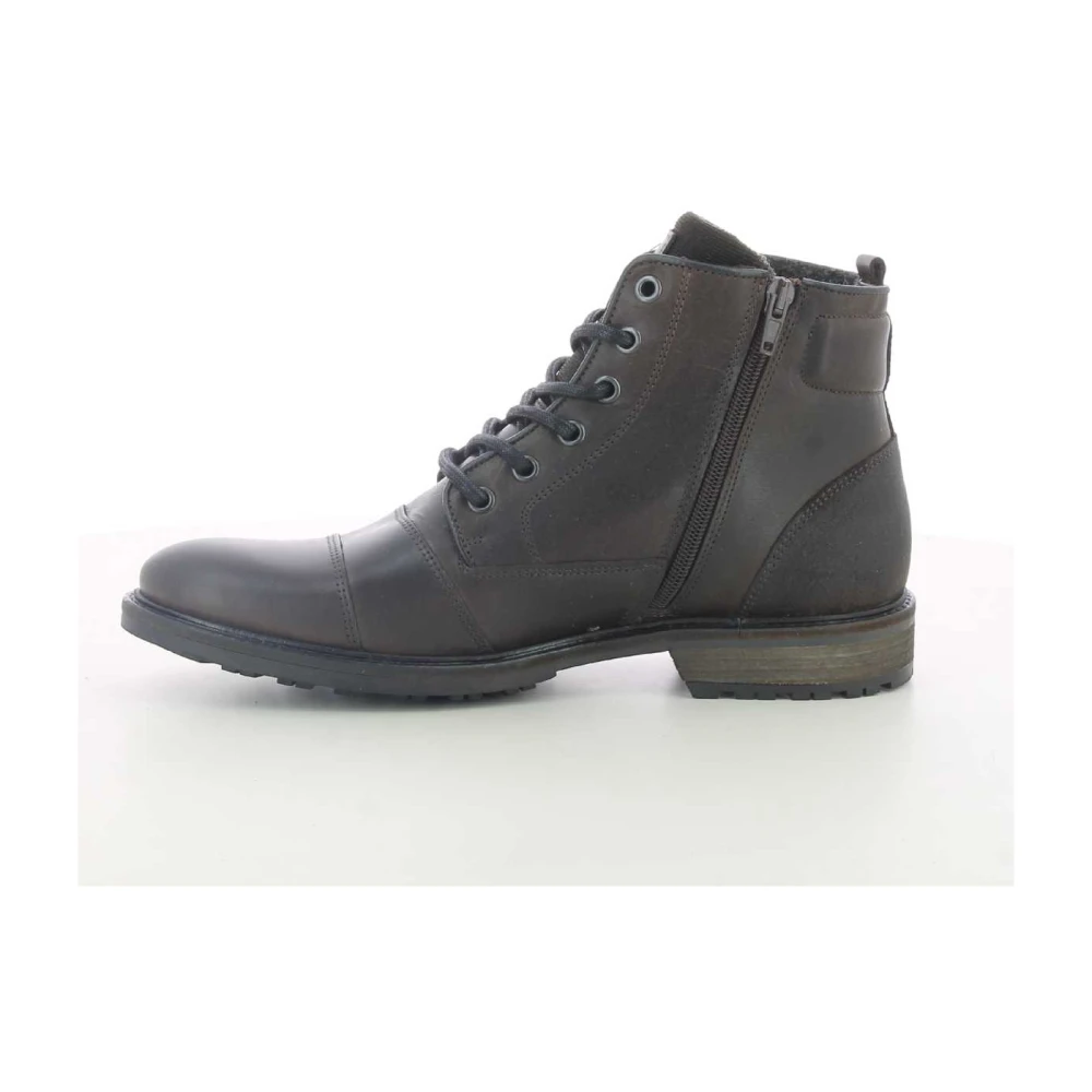 Bullboxer Espresso Veterschoenen voor Heren Brown Heren