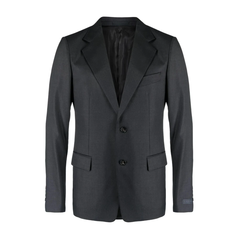 Lanvin - Jackets > Blazers - Gray - Lanvin - Modalova
