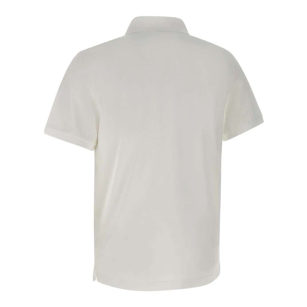 Moose Knuckles Wit Katoenen Poloshirt met Logo White Heren