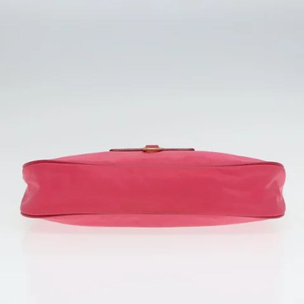 Prada Vintage Pre-owned Nylon pouches Pink Dames