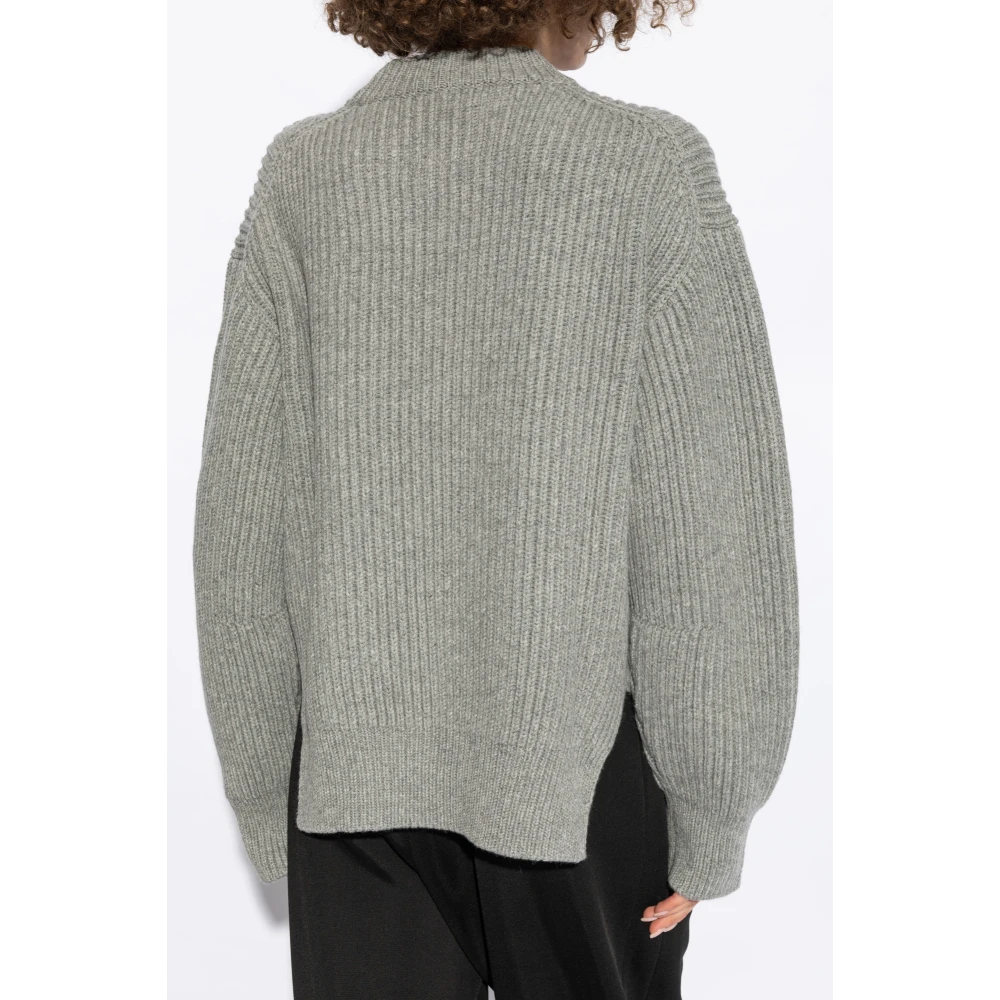 Jil Sander Wollen trui Gray Dames
