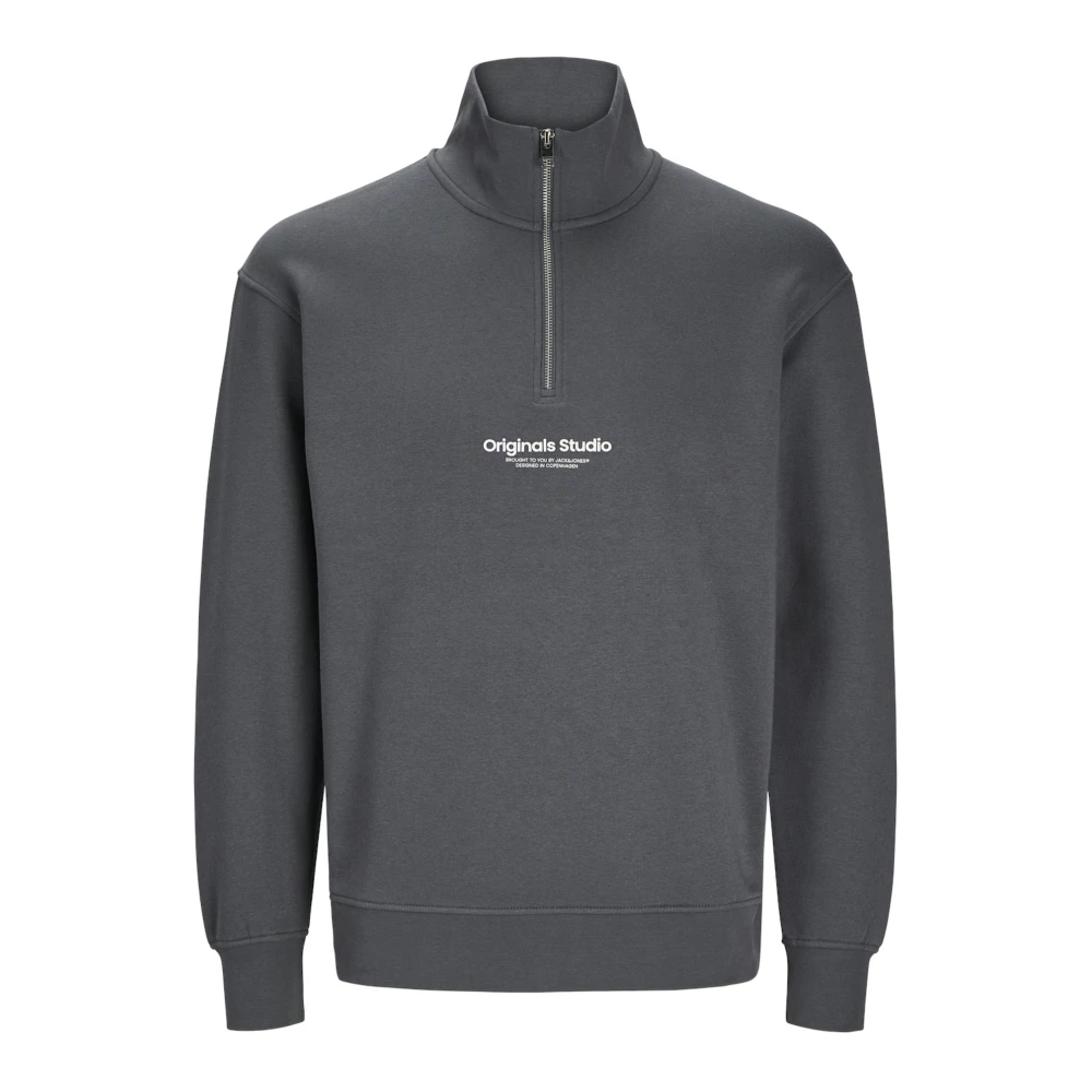 JACK & JONES ORIGINALS sweater JORVESTERBRO met printopdruk iron gate