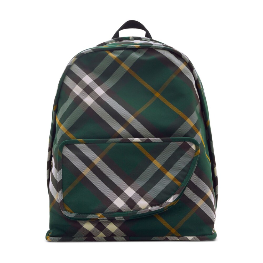 Green Ivy Checkered Backpack Burberry Backpacks Miinto