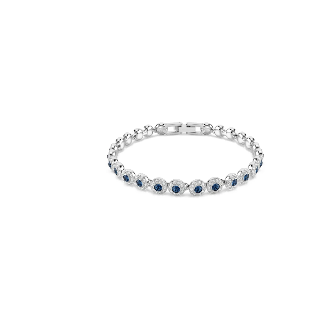 Swarovski Pulsera De Encanto De Cristal En Azul Accessories Mujer Gris 